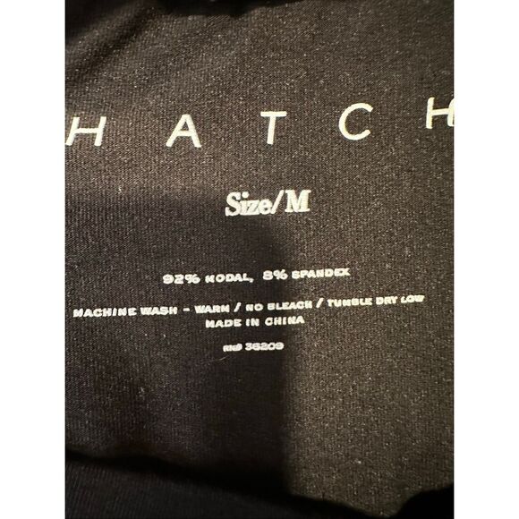 HATCH Maternity Black High Waist Leggings Modal Spandex Size M - Picture 3 of 7